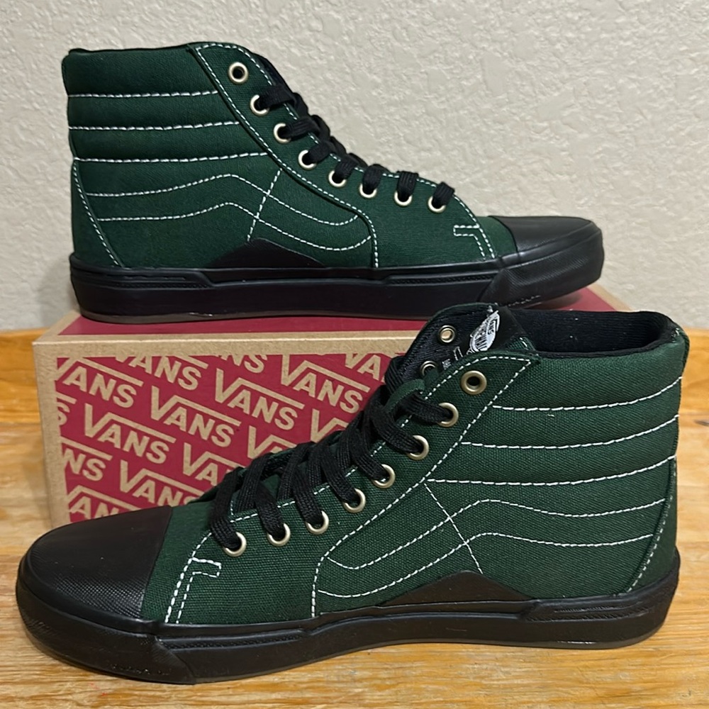Vans Sk8 Hi 238 Dakota Roche Green Black Ultra Cush men’s 7.5 or women’s 9 - Picture 2 of 14